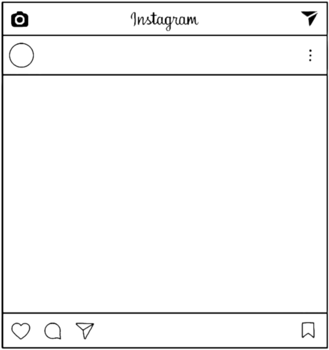 Instagram Interface Overlay PNG Image