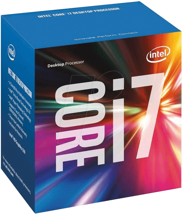 Intel Corei7 Processor Box PNG Image