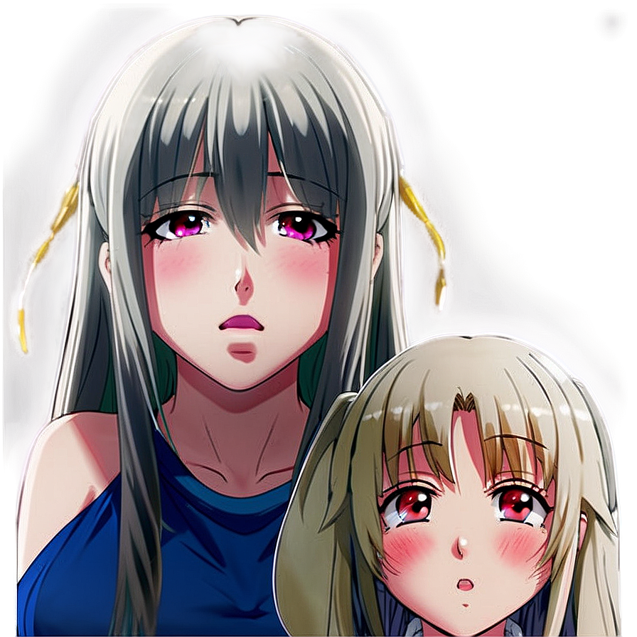 Intense Anime Blush Png 05232024 PNG Image