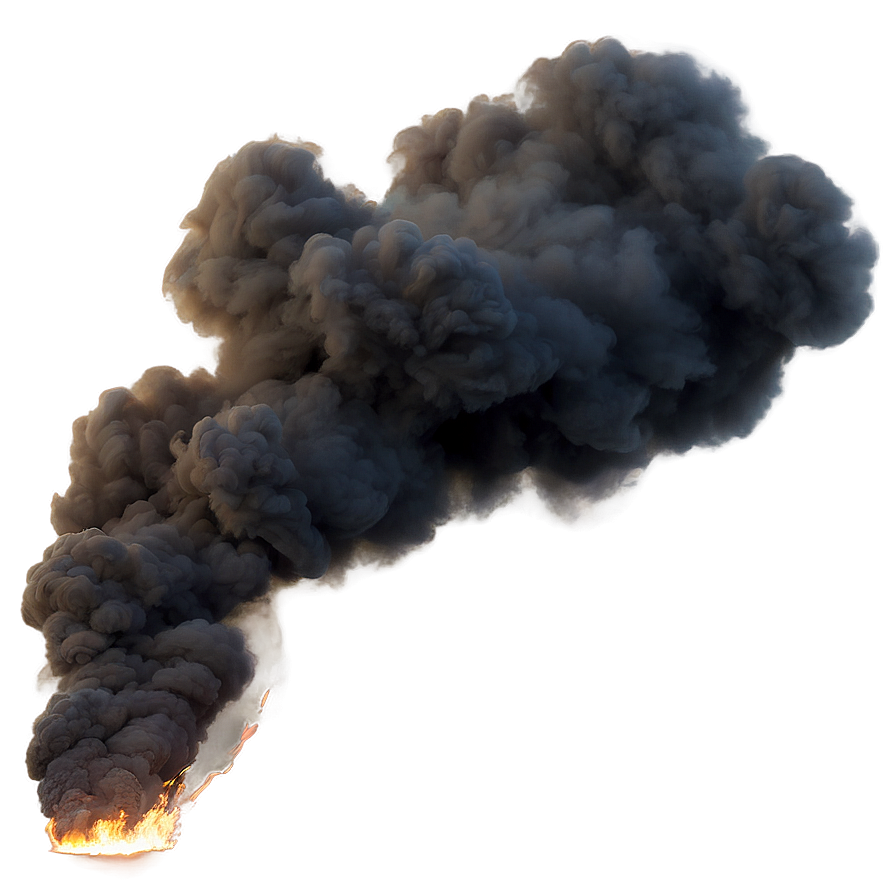 Intense Fire Smoke Png Ylc PNG Image