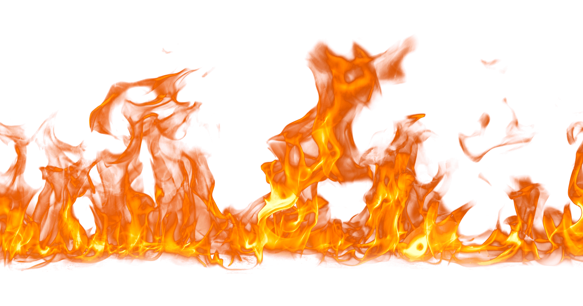 Intense Flame Barrier PNG Image