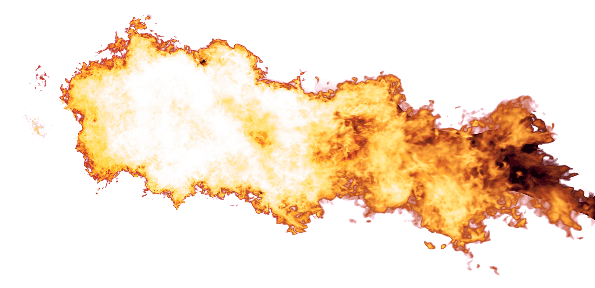 Intense_ Flame_ Burst PNG Image