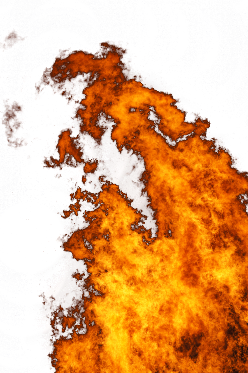 Intense Flame Texture PNG Image