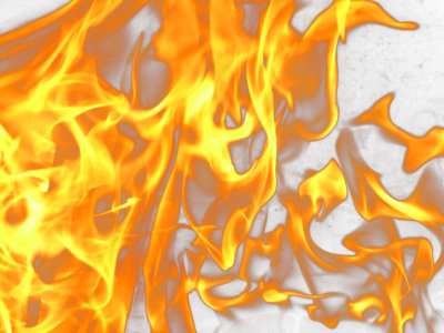 Intense Flames Texture PNG Image