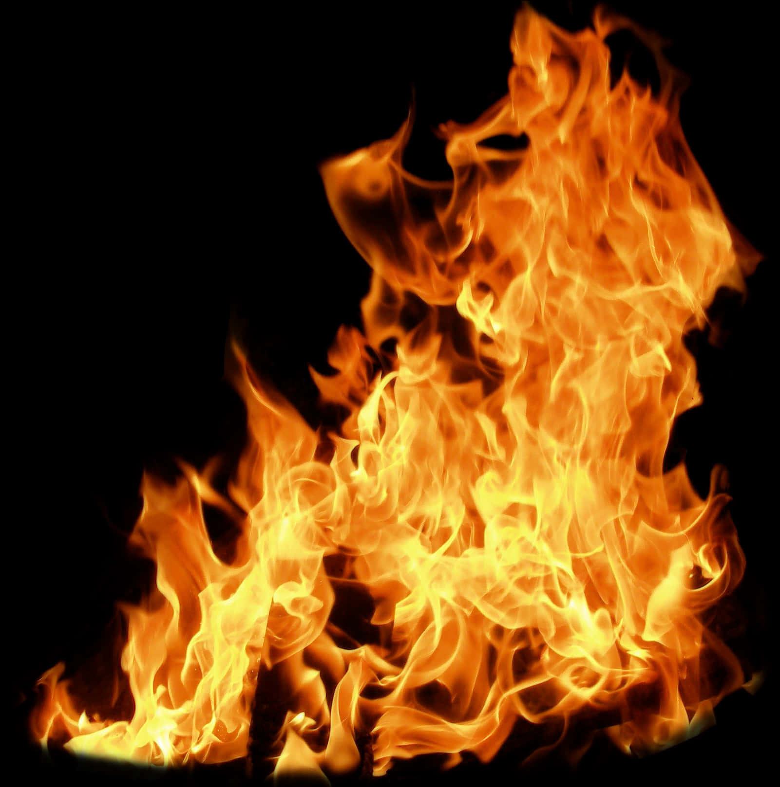 Intense Flameson Black Background.jpg PNG Image