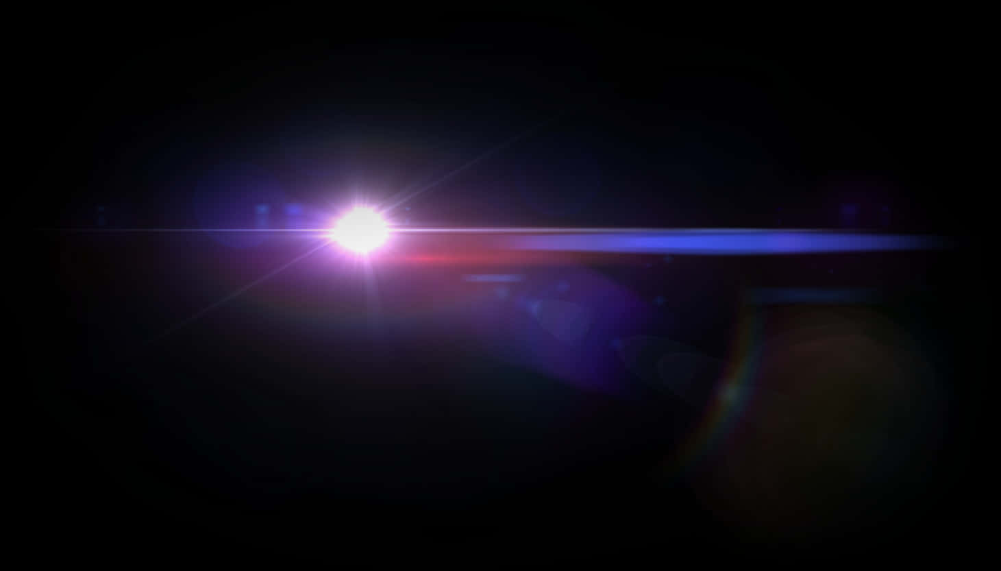 Intense Lens Flare Effect PNG Image