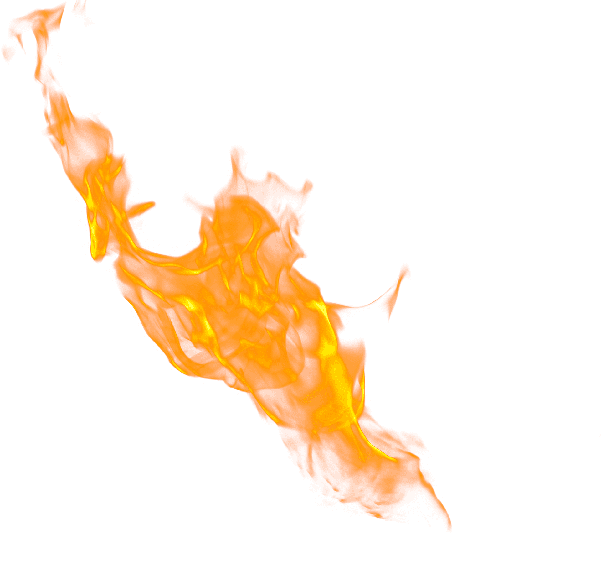 Intense_ Orange_ Flame_ Texture PNG Image