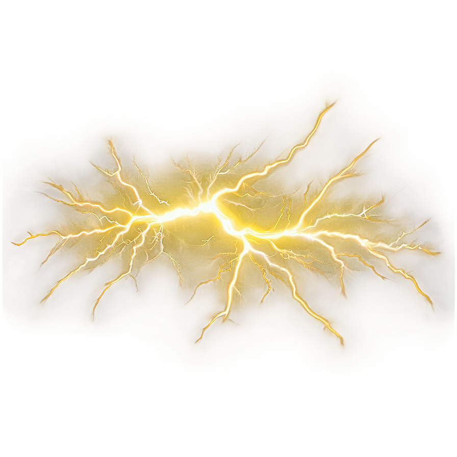 Intense Yellow Lightning Png Xoi PNG Image