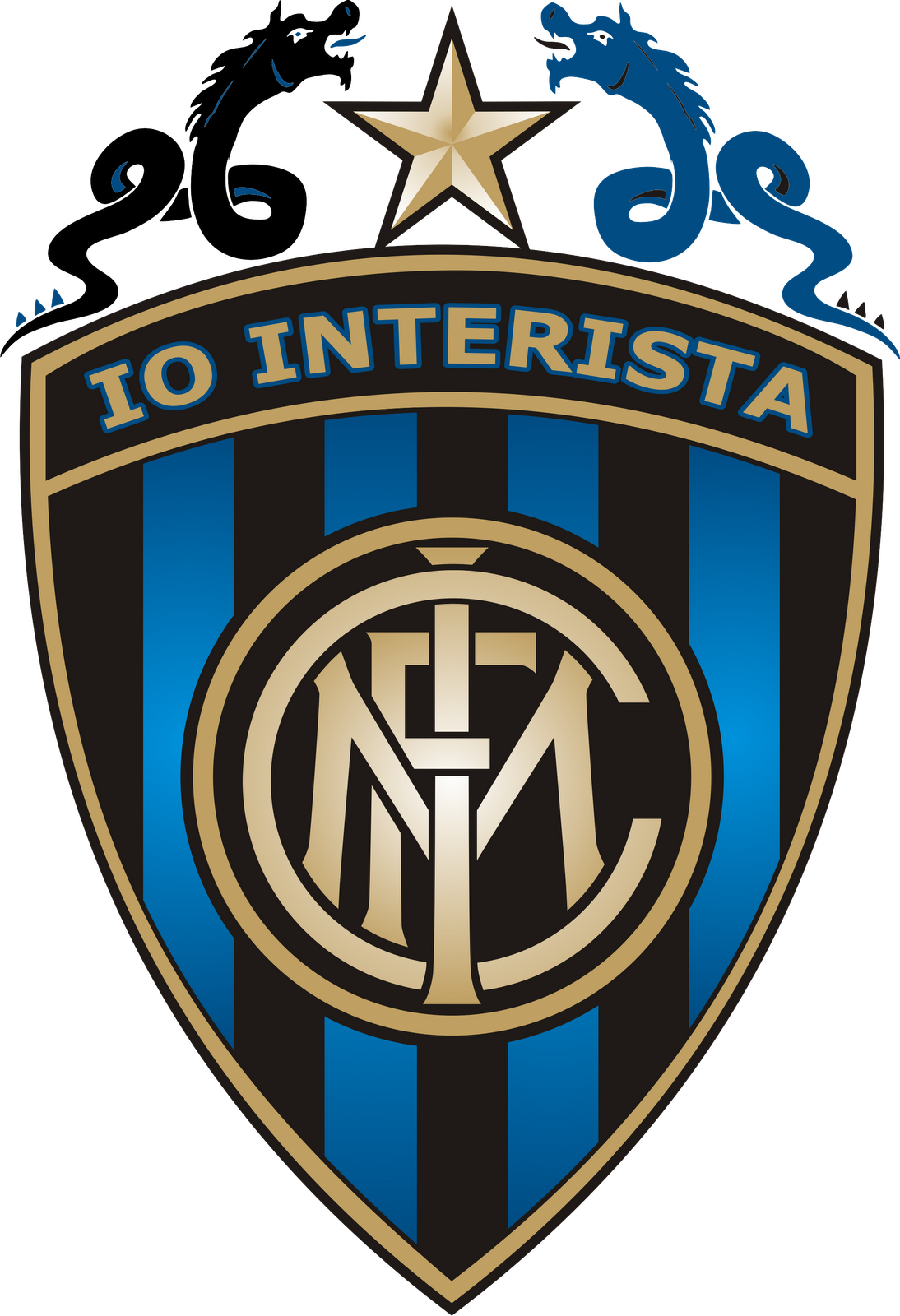 Inter Milan Football Club Crest PNG Image