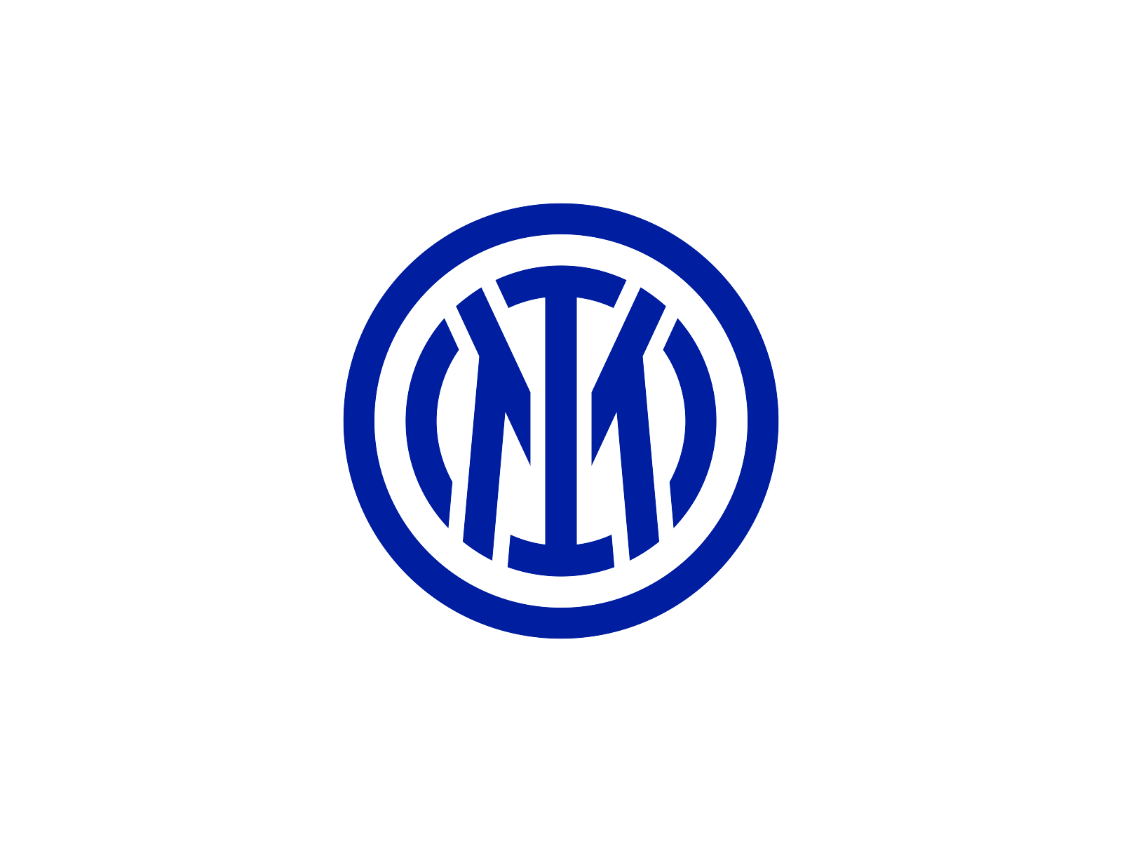 Inter Milan Logo Blue Background PNG Image