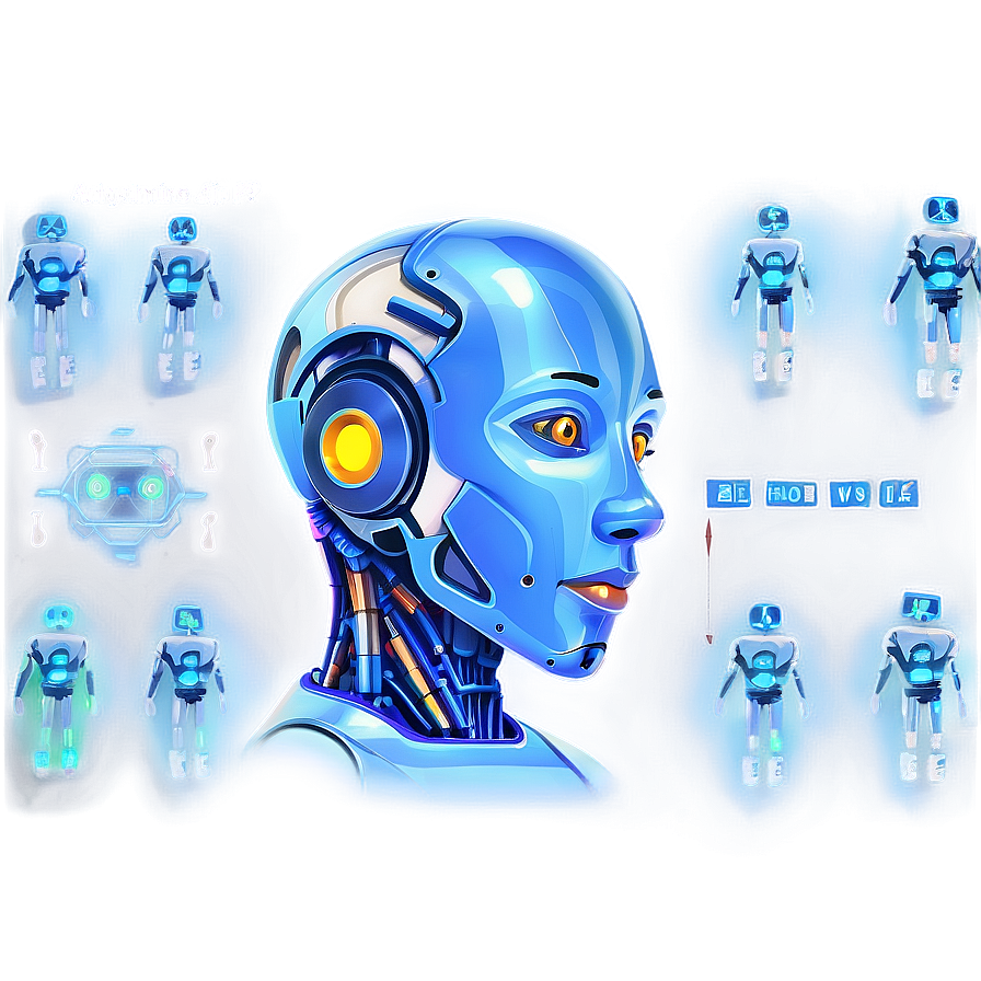 Interactive Ai Bot Illustration Png Cbr PNG Image