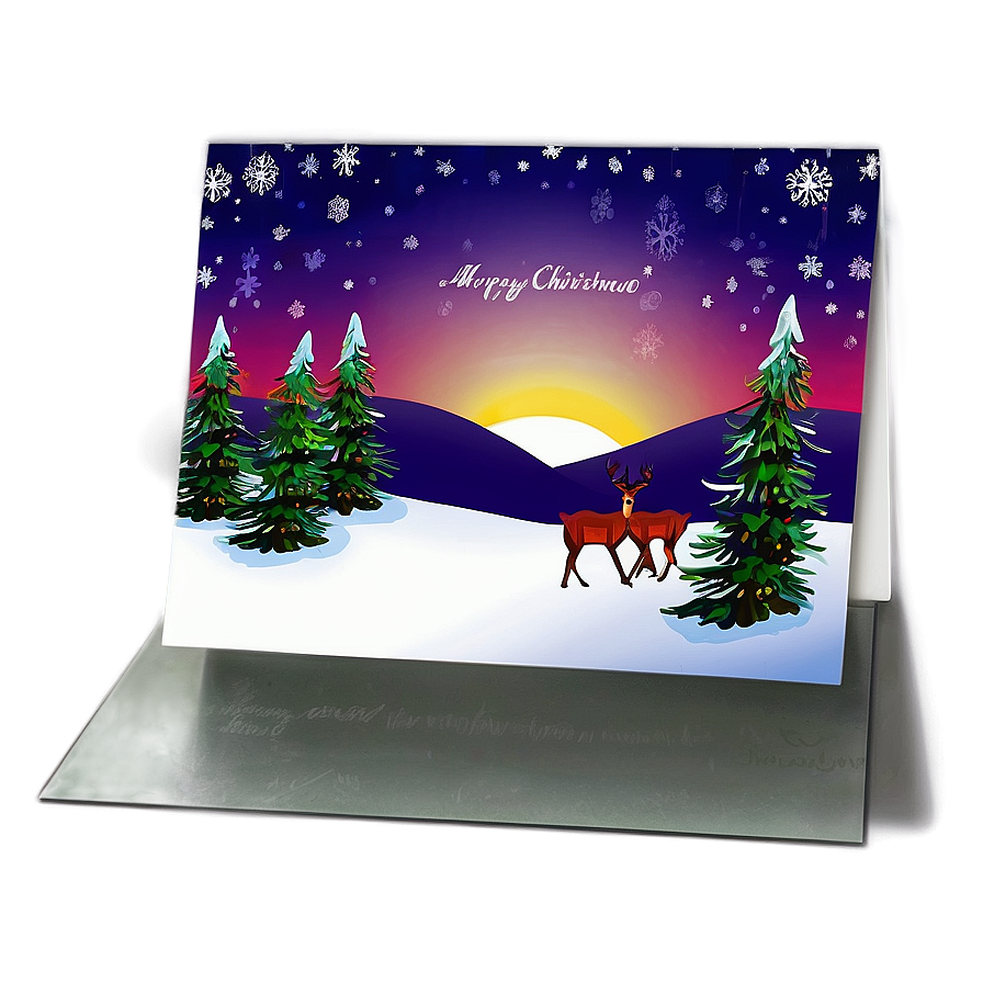 Interactive Christmas Card Png Dvl PNG Image