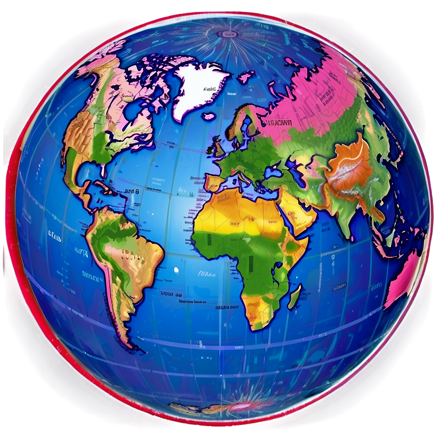 Interactive Globe Representation Png 05042024 PNG Image