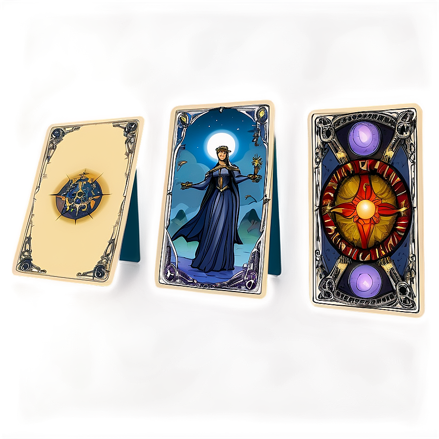 Interactive Tarot Card Template Png 06292024 PNG Image