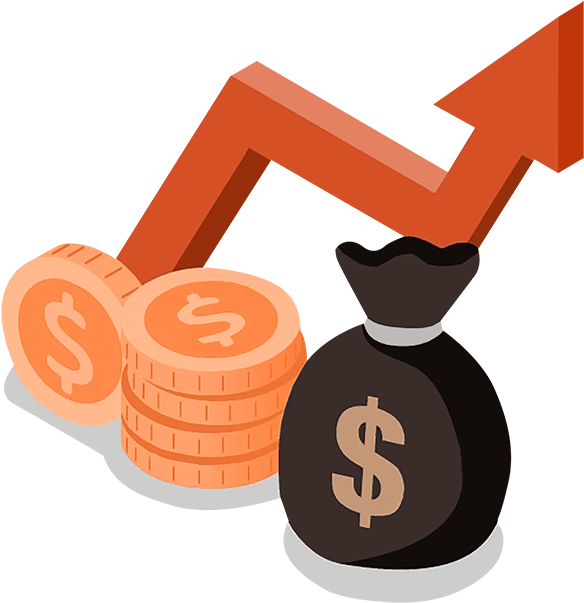 Interest Rates Increasing Illustration PNG Image