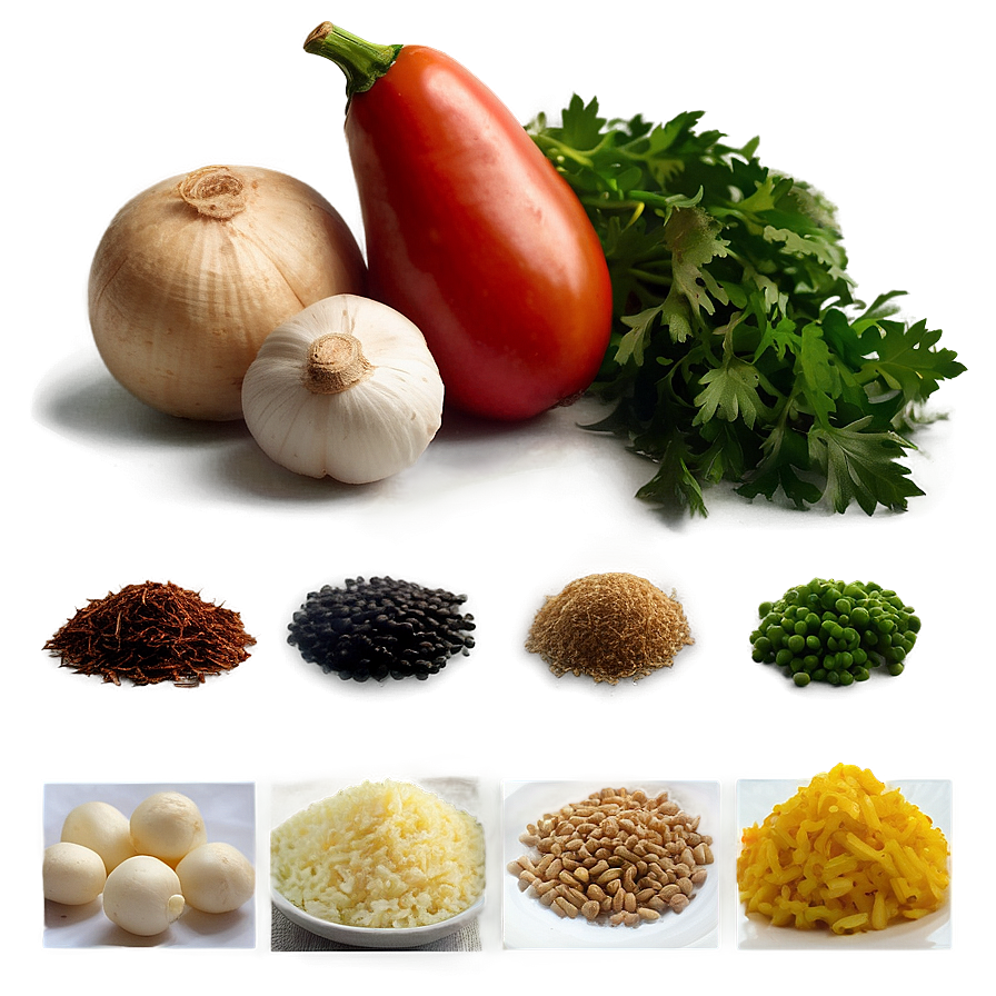 International Cuisine Ingredients Png 98 PNG Image