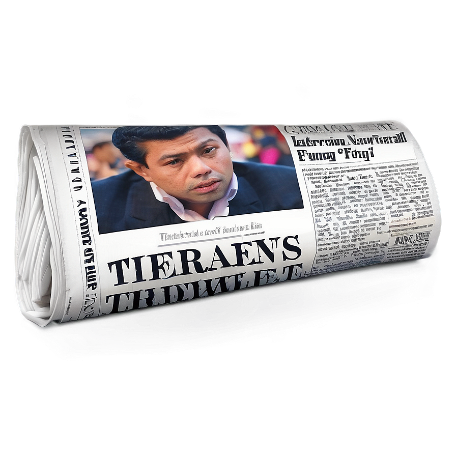 International News Newspaper Png 05242024 PNG Image