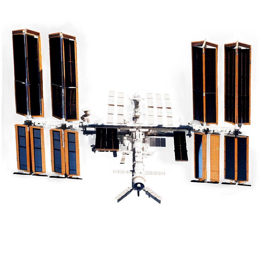 International Space Station Silhouette Png Ajo PNG Image