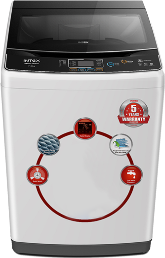 Intex Top Load Washing Machine PNG Image