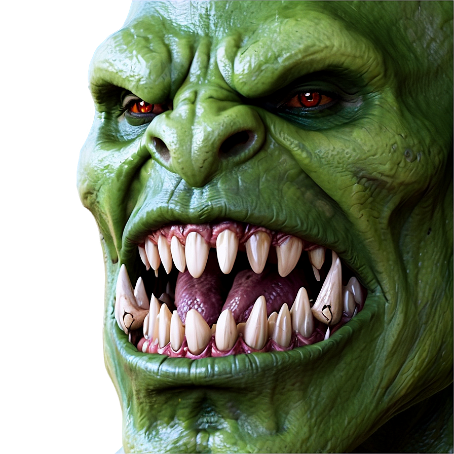 Intimidating Orc Teeth Png 94 PNG Image