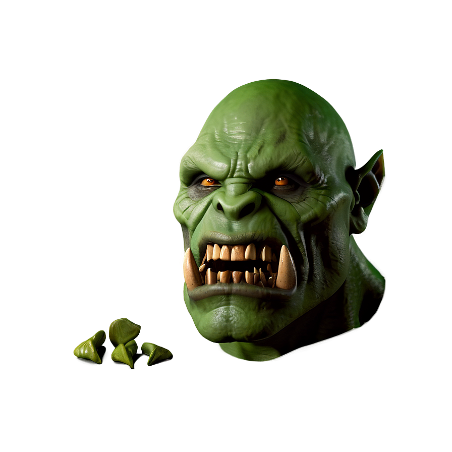 Intimidating Orc Teeth Png Uox PNG Image