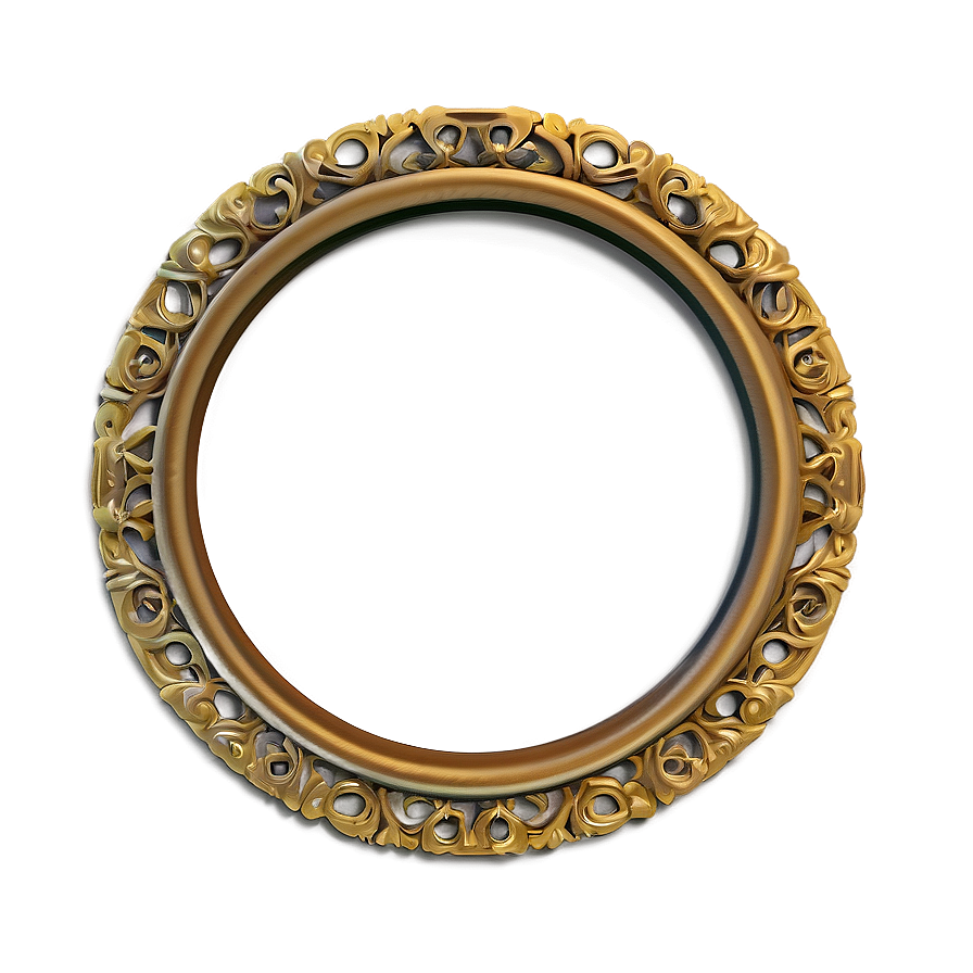 Intricate Circle Frame Png 76 PNG Image