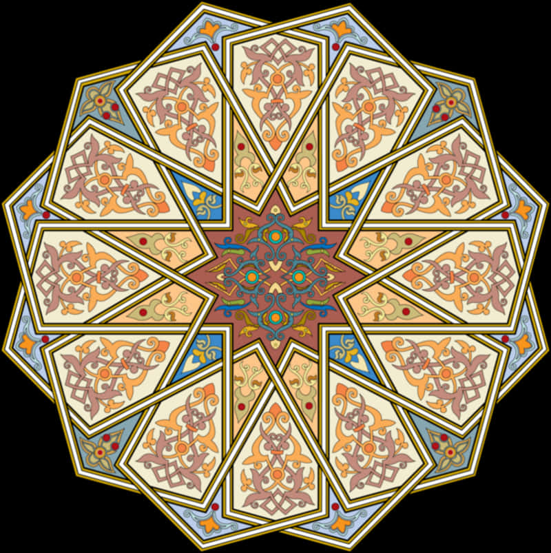 Intricate Mandala Pattern.jpg PNG Image