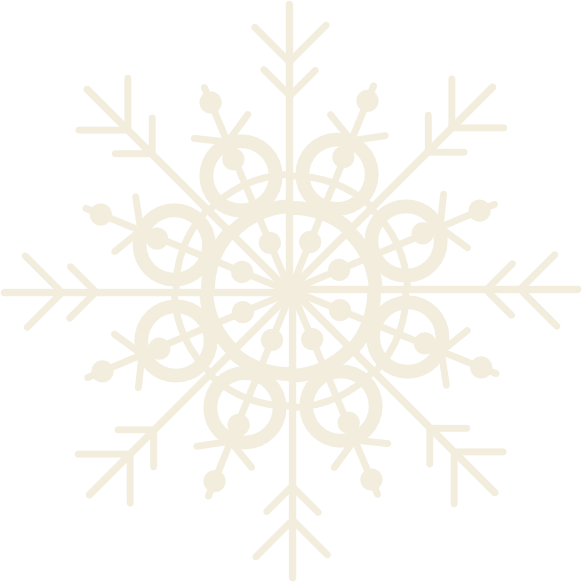 Intricate Snowflake Design PNG Image