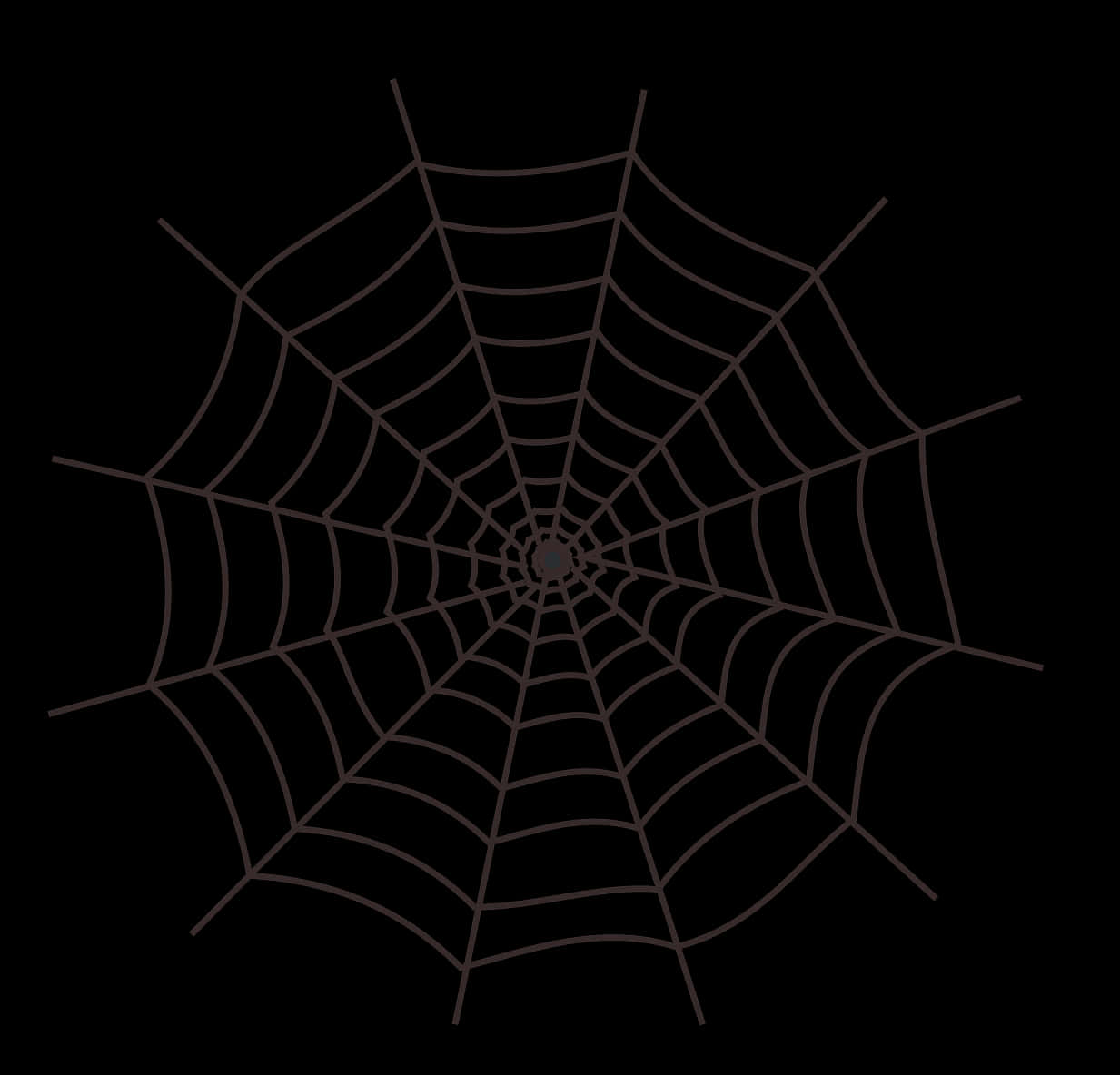 Intricate Spider Webon Dark Background PNG Image