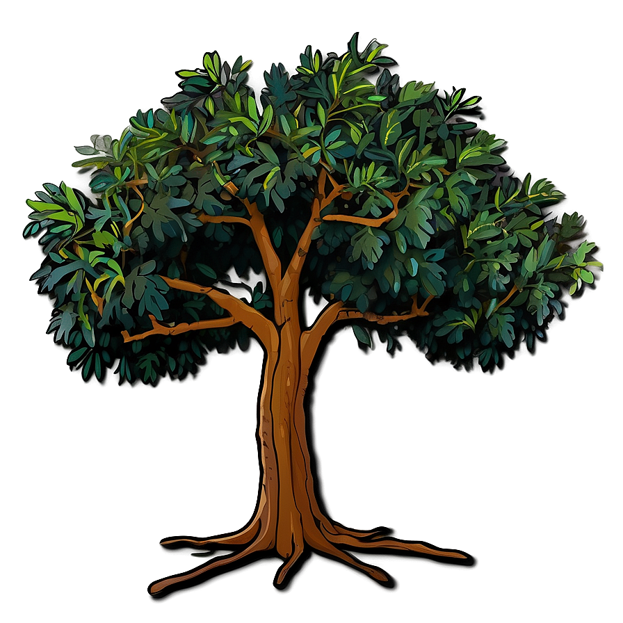 Intricately Branched Bush Png 05252024 PNG Image