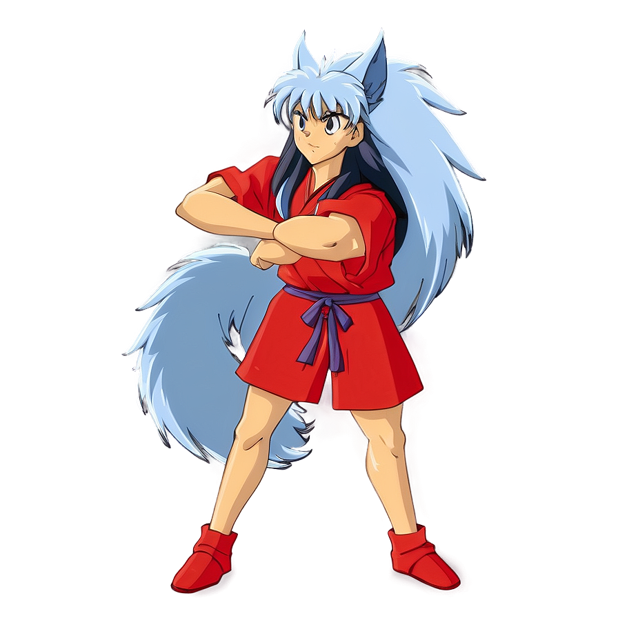 Inuyasha Koga Wolf Demon Png Alu12 PNG Image