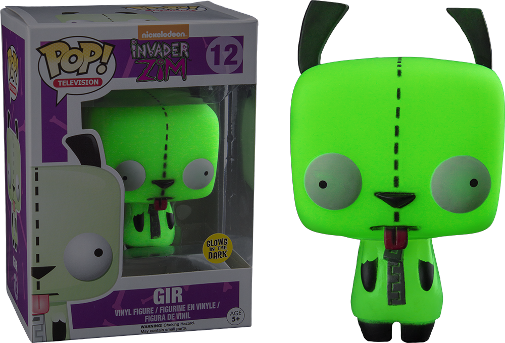 Invader Zim G I R Funko Pop Figure PNG Image