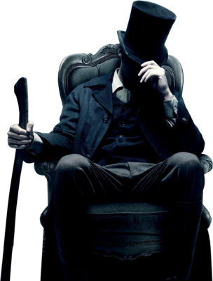 Invisible Manin Lincoln Pose PNG Image