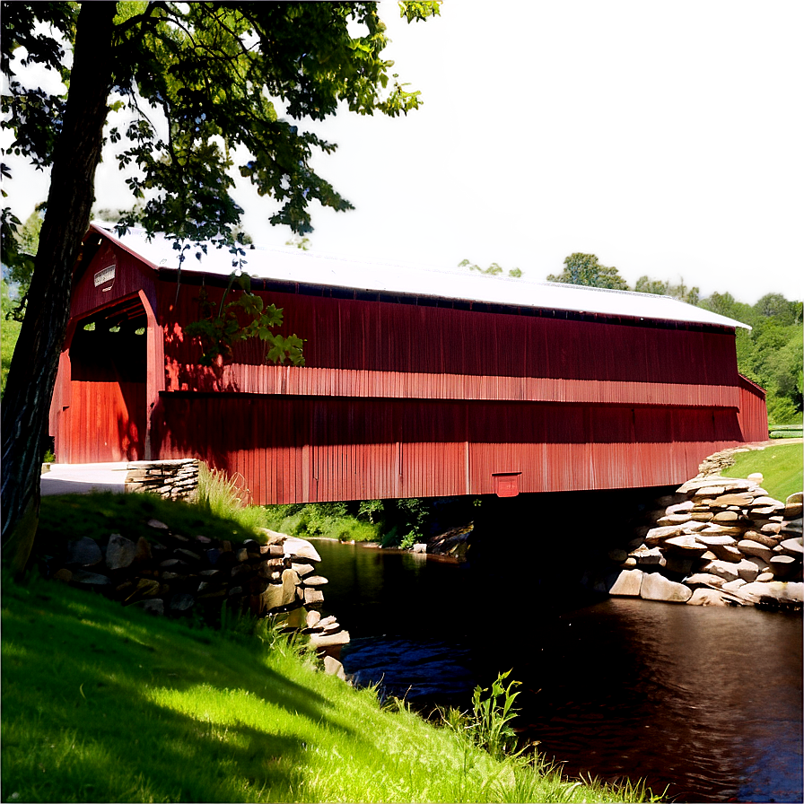 Iowa Covered Bridge Png Ecm6 PNG Image