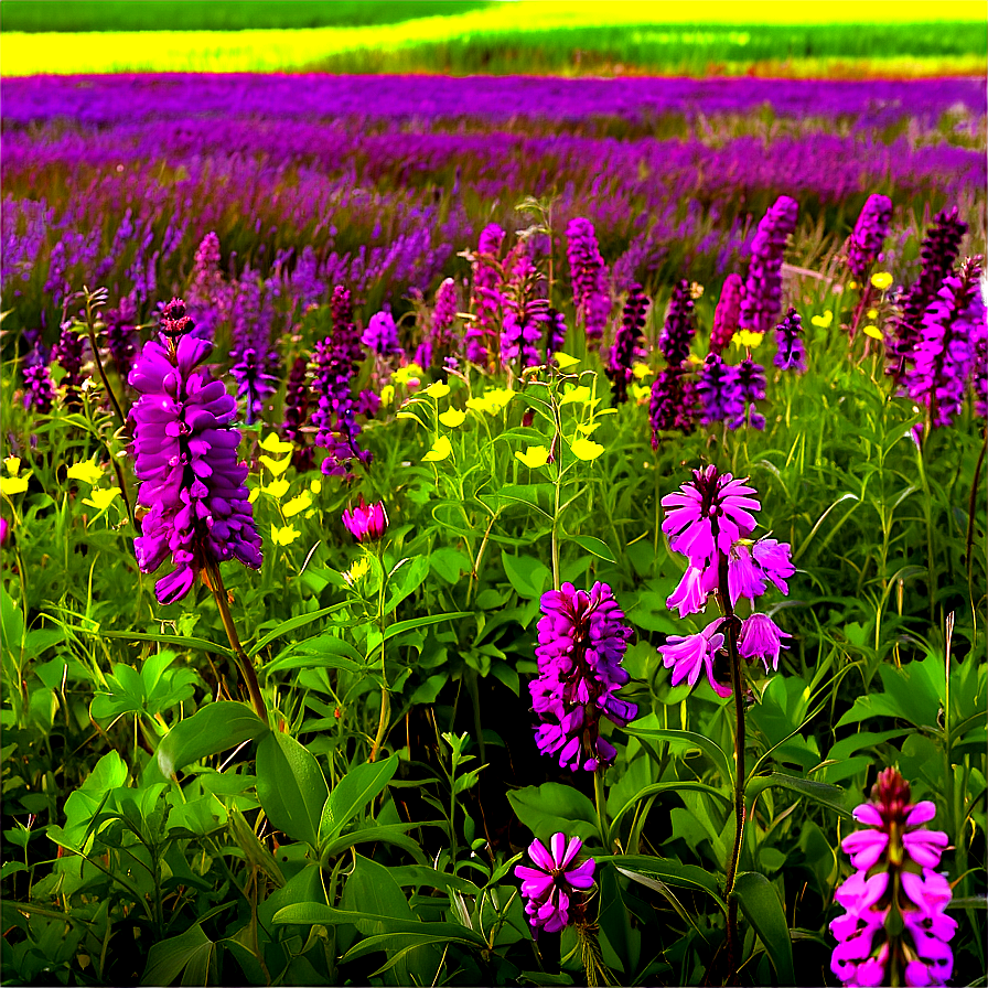 Iowa Wildflower Fields Png Blq10 PNG Image