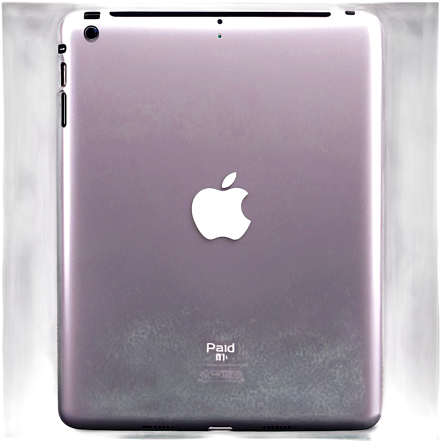 Ipad Mini Back View Png Pvi PNG Image