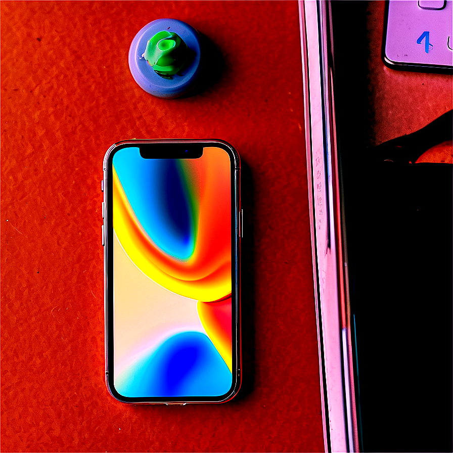 Iphone 12 On Desk Png 82 PNG Image