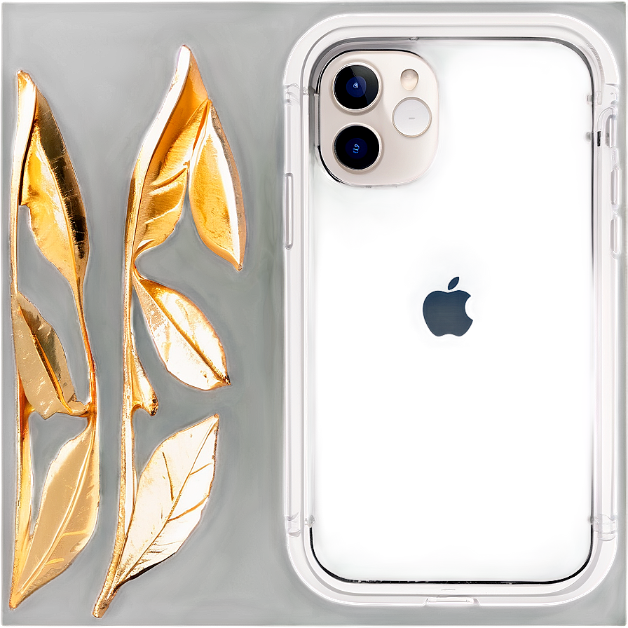 Iphone 14 Plus Gold Png Fjw84 PNG Image