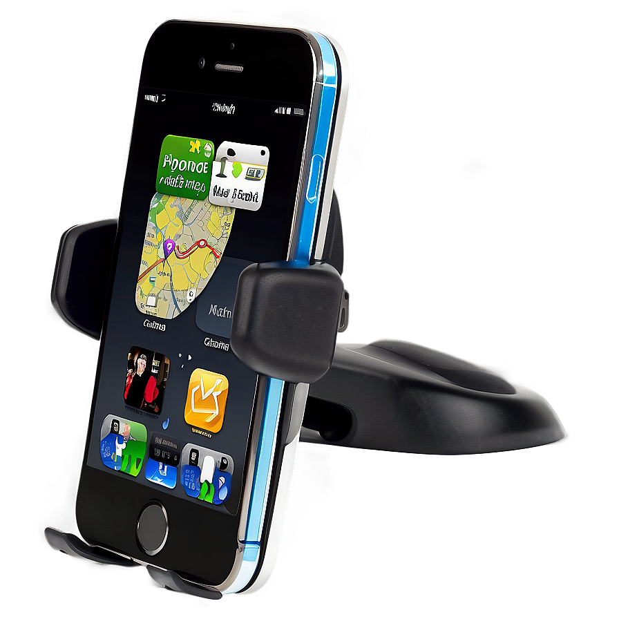 Iphone In Car Mount Holder Png Att PNG Image