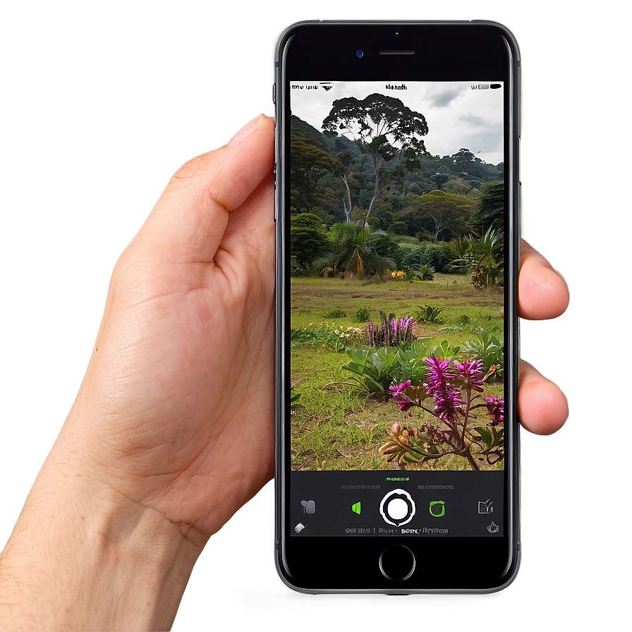 Iphone In Landscape Photography Mode Png Xti43 PNG Image