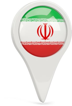 Iran Location Pin Map Marker PNG Image