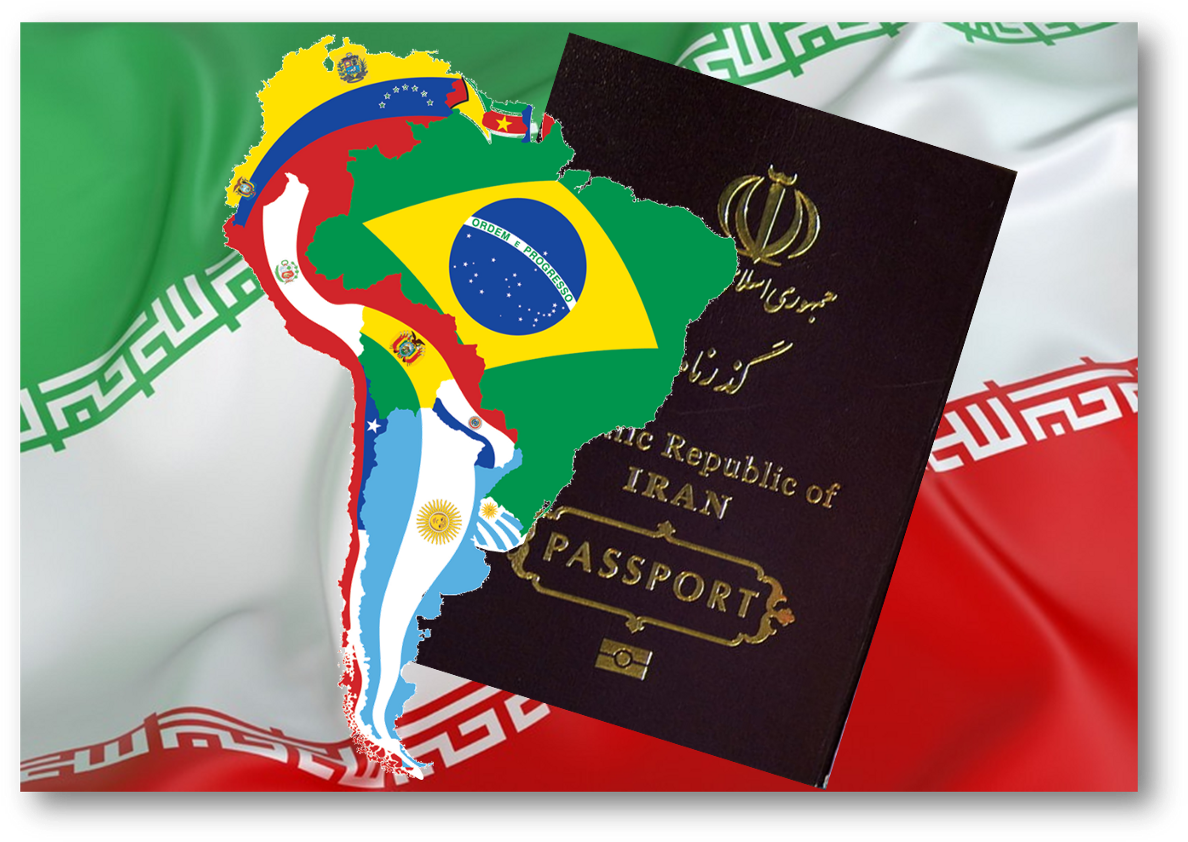 Iran Passportand South America Overlay PNG Image