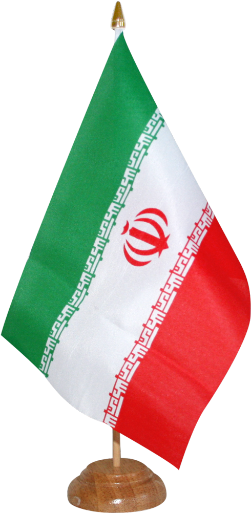 Iranian Flag Desktop Display PNG Image