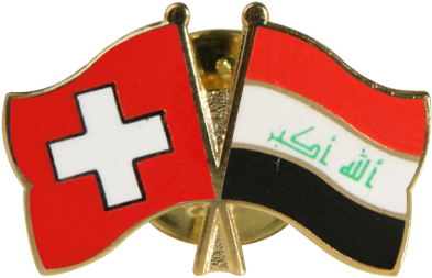 Iraq Switzerland Flag Pins PNG Image