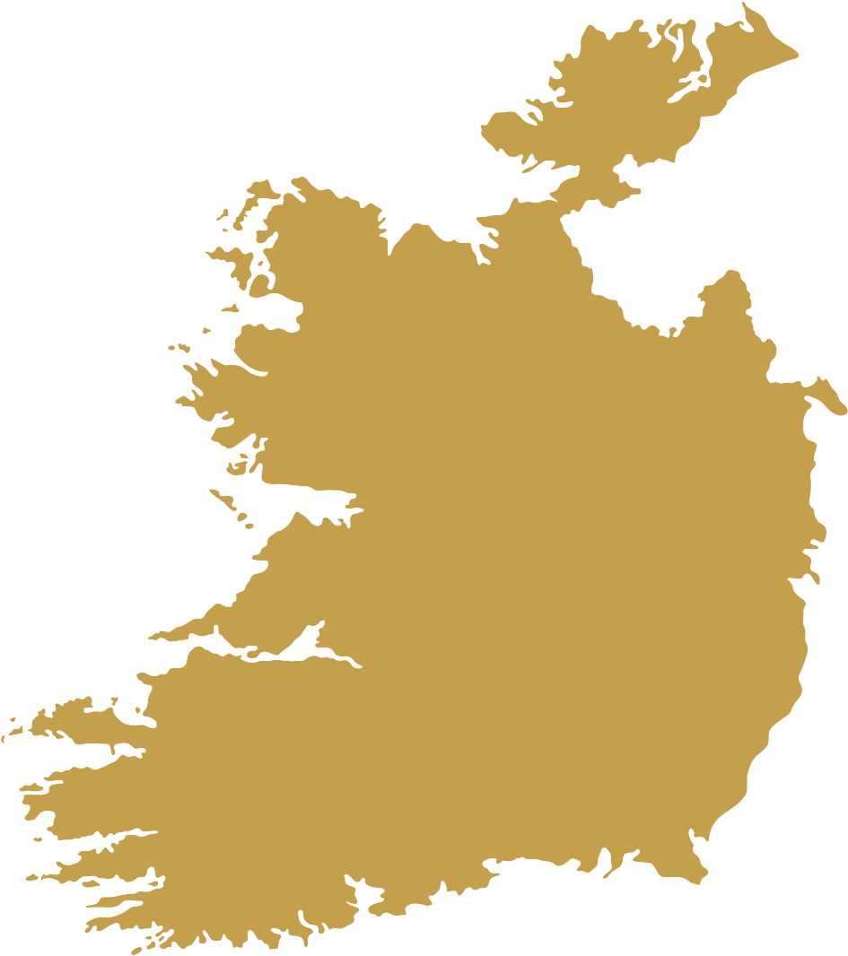 Ireland Map Silhouette PNG Image