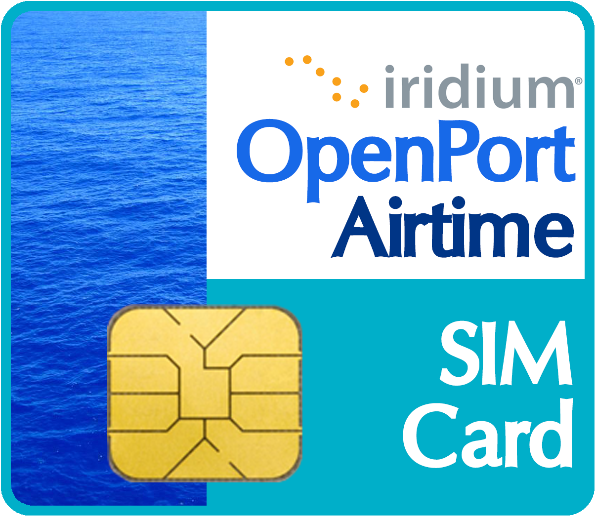 Iridium Open Port Airtime S I M Card PNG Image