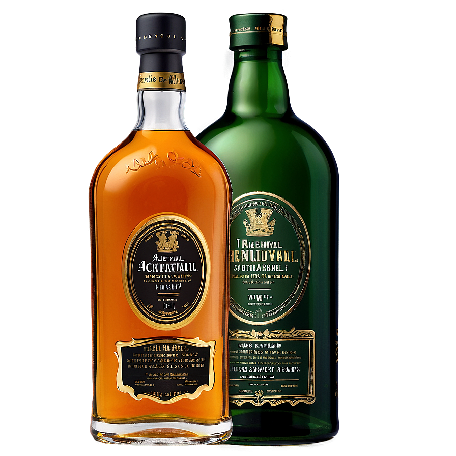 Irish Whisky Bottle Png 06262024 PNG Image