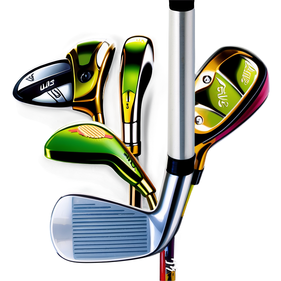 Iron Golf Clubs Png Jbw PNG Image