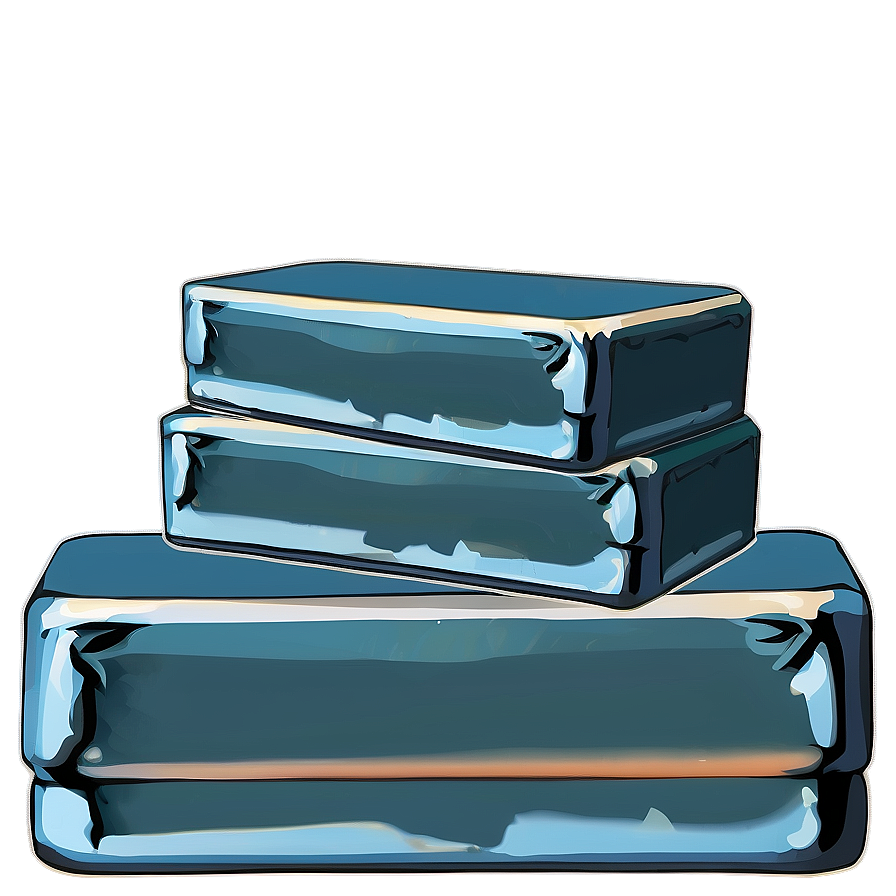 Iron Ingot Set Png 12 PNG Image