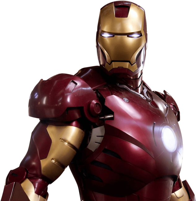 Iron Man Armor Close Up PNG Image